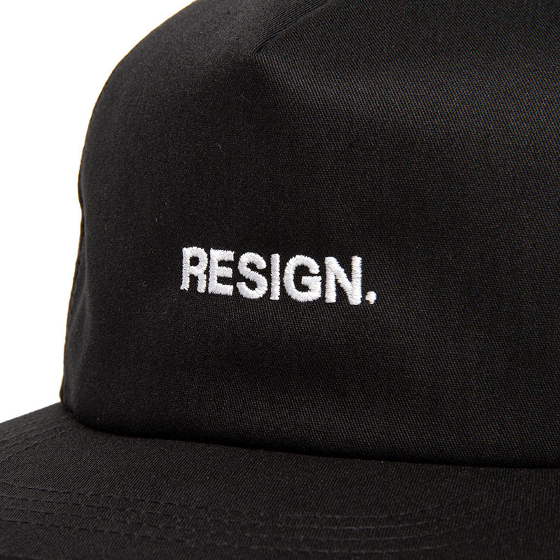 RESIGN. Classic Logo Cap - Black
