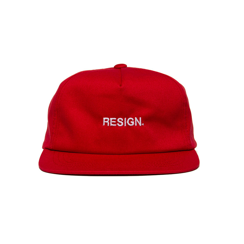 RESIGN. Classic Logo Cap - Red