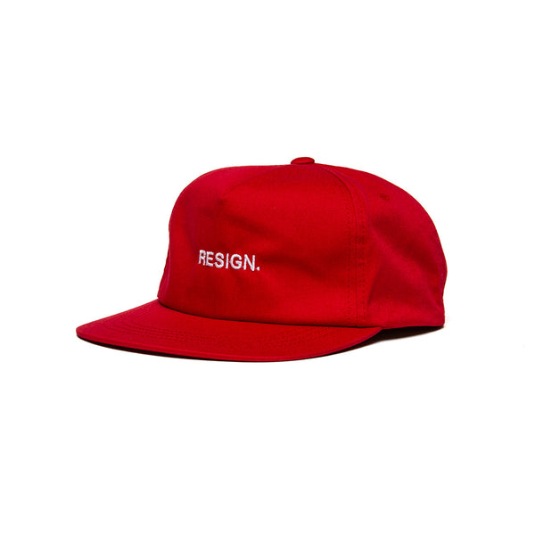 RESIGN. Classic Logo Cap - Red