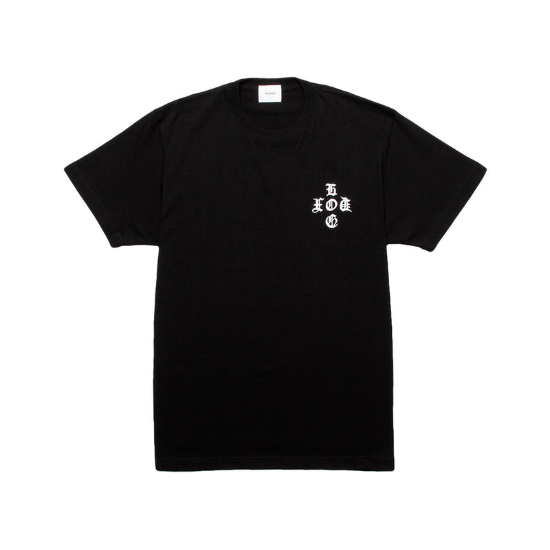 知足“CHISOKU” Print Tee - Black