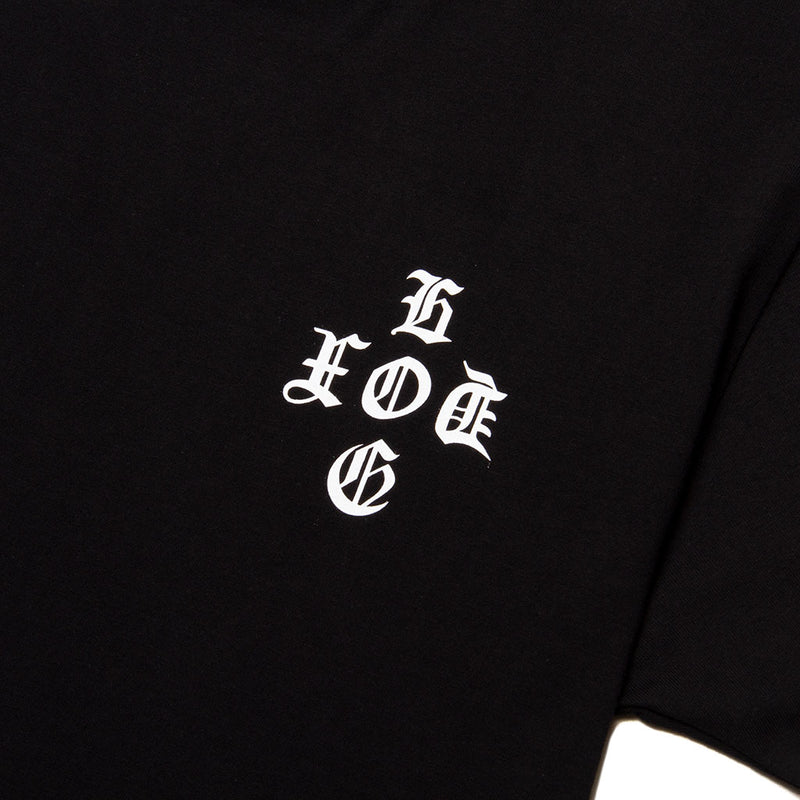 知足“CHISOKU” Print Tee - Black